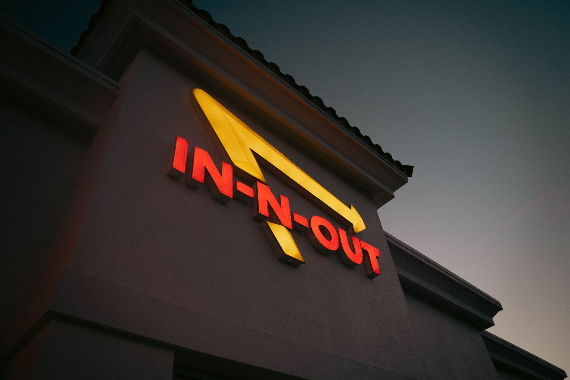 Interior In-N-Out Burger